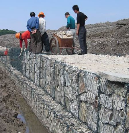 武汉河道石笼网使用案例